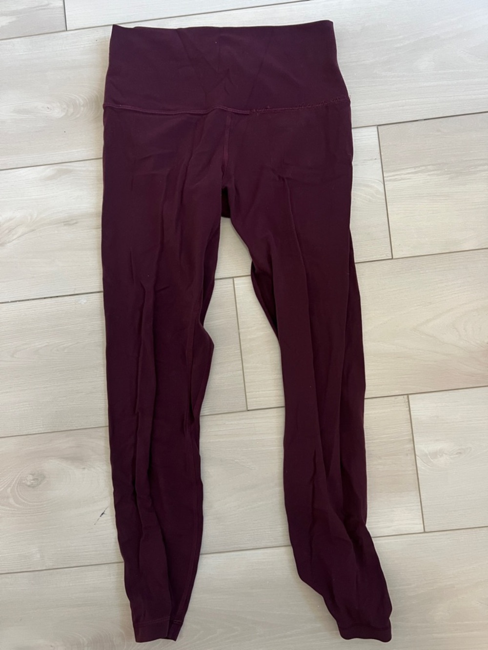 LULULEMON High-Waist Women's Burgundy Leggings